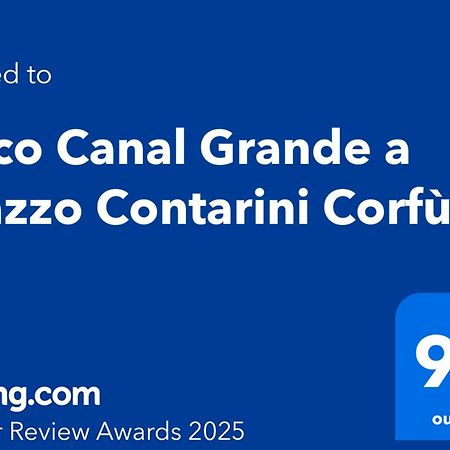Attico Canal Grande A Palazzo Contarini Corfu Venezia Eksteriør bilde