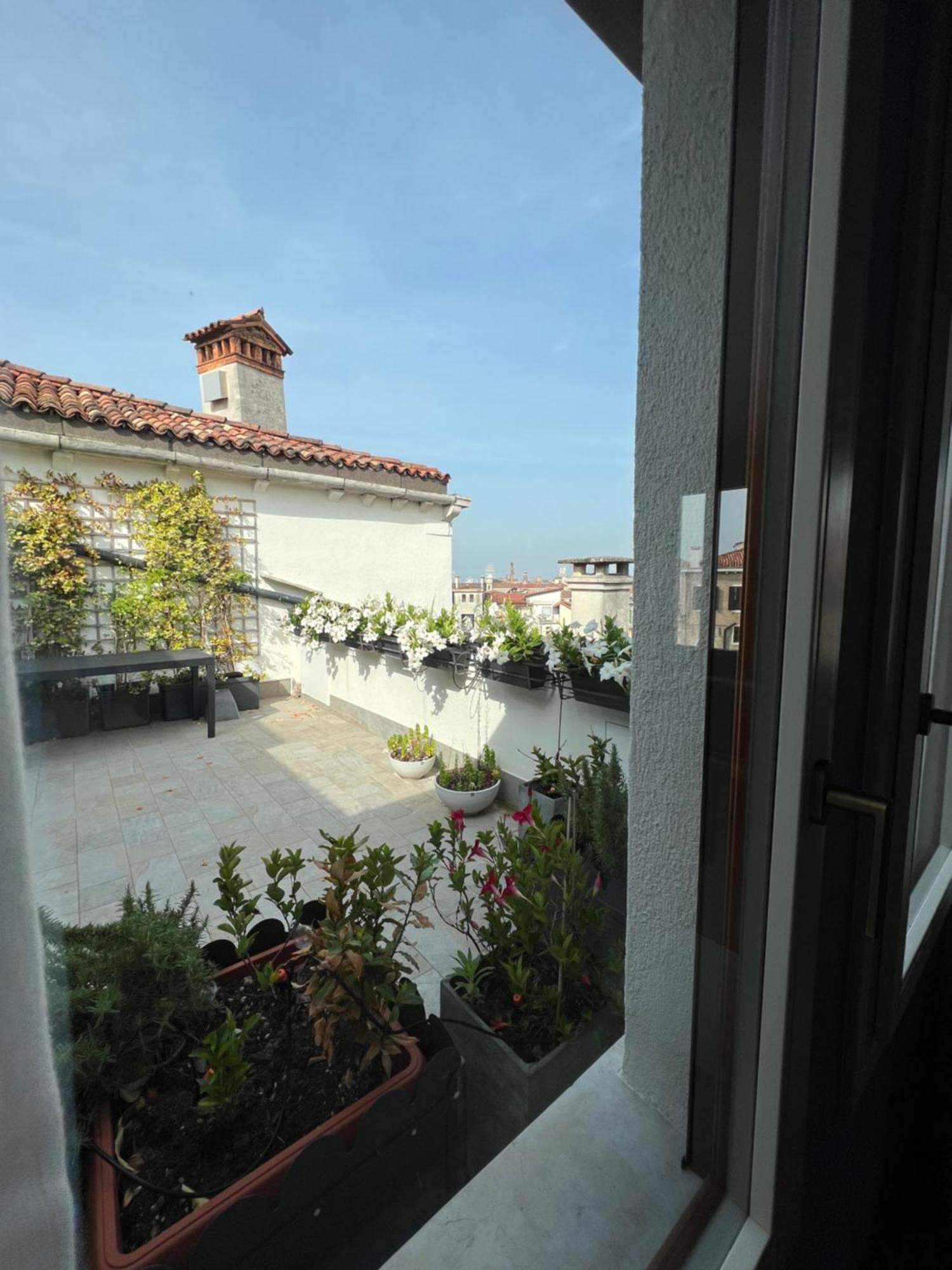Attico Canal Grande A Palazzo Contarini Corfu Venezia Eksteriør bilde